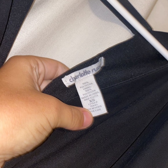 Charlotte Russe Floor Length Black and White Romper Size XS - Picture 3 of 3